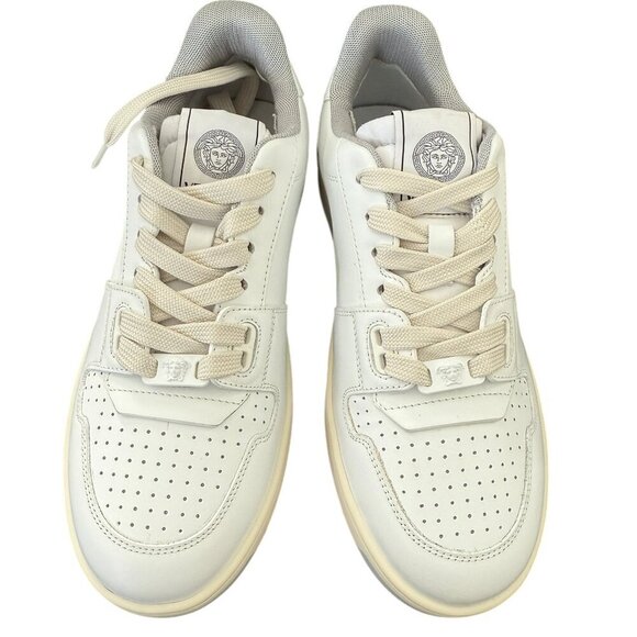 Versace Medusa White Leather Women's Sneaker Shoe, 1014316, 38 or 39 - Picture 11 of 15